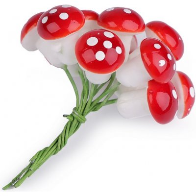 Pro Háčkování Muchomůrka k aranžování 18x21 mm – Sleviste.cz