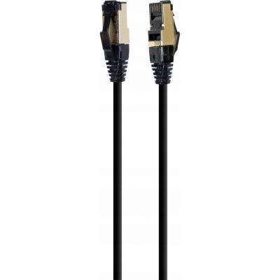 Gembird PP8-LSZHCU-BK-0.25M patch, FTP Cat.8 LSZH, prémiový, 0,25m, černý – Zboží Živě