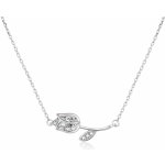 Beneto Romantický stříbrný s čirými zirkony AGS486/47L – Zboží Dáma