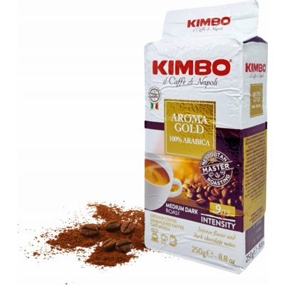 Kimbo Aroma Gold mletá 250 g – Zboží Dáma