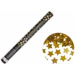 Konfety vystřelovací zlaté hvězdy 60 cm – Zboží Mobilmania