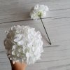 Květina Hortenzie svazek 6 ks bílá