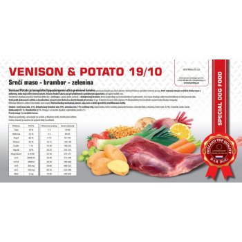 Bardog Hypoalergenní Venison Potato 19/10 1 kg