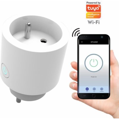 Polux Vnitřní elektrická zásuvka TUYA smart WiFi 315915 – Zboží Živě