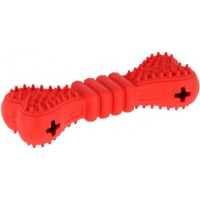 KERBL Gumová kost ToyFastic hračka pro psy plnitelná červená – Zboží Mobilmania