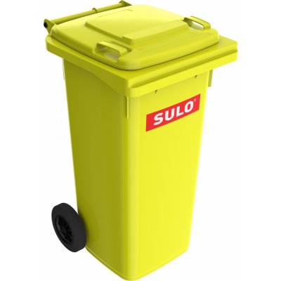 Sulo popelnice plastová žlutá 120 l – Zbozi.Blesk.cz