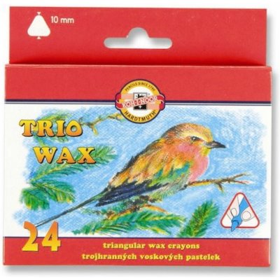 Koh-i-noor Trojhranné voskovky 24ks – Zboží Dáma