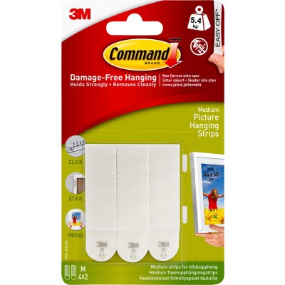 3M COMMAND lepící systém rámečků na zeď M-5.4kg, b – Zboží Živě