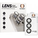 Tel Protect tvrzené sklo 3D Lens na fotoaparát pro Samsung Galaxy S25 Black 137539 – Zboží Živě
