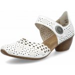 Rieker dámské lodičky 43753-80 bílá – Zboží Dáma