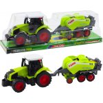 Lean Toys Sada Traktor Zemědělský Lis na Seno Zelený – Hledejceny.cz