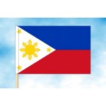 LIBEA, s.r.o. Vlajka Filipín Rozměr: 20×30 cm, Uchycení: Návlek na žerď – Hledejceny.cz