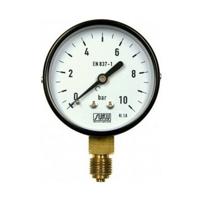 SUKU Manometr typ 4301 - D 63 0 - 4 bar G1/4" spodní – Zboží Mobilmania