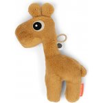 Done by Deer Tiny sensory rattle chrastítko Raffi mustard – Hledejceny.cz