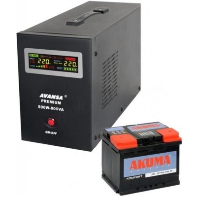 Avansa Záložní zdroj pro oběhová čerpadla AVANS UPS 500W + baterie 38264 – Zboží Mobilmania