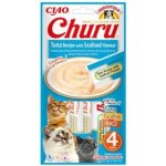 Churu Cat Tuna with Seafood 4 x 14 g – Hledejceny.cz