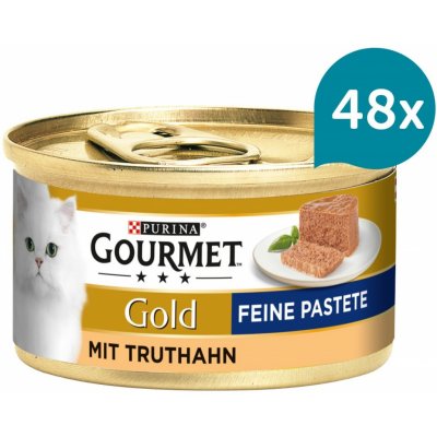 Gourmet Gold jemná s krocaním masem 48 x 85 g