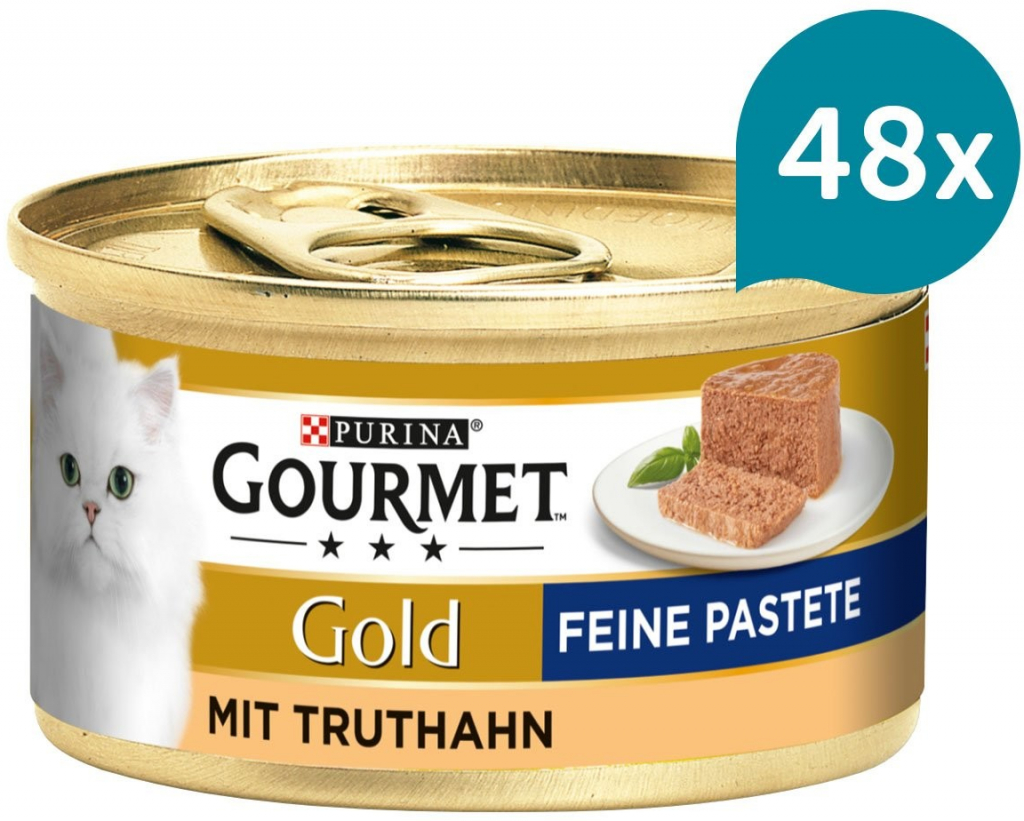 Gourmet Gold jemná s krocaním masem 48 x 85 g