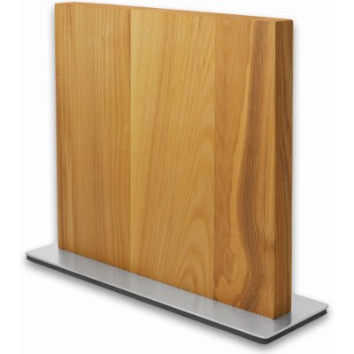 Dellinger Magnetický držák na nože z jasanového dřeva, nerezová základna, 1900 g – Zboží Dáma