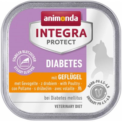 INTEGRA PROTECT Adult Diabetes drůbeží 32 x 100 g – Zbozi.Blesk.cz