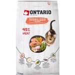 Ontario Cat Sterilised Salmon 6,5 kg – Hledejceny.cz