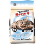 BENEK Super Compact Universal bentonitové pro kočky 5 l – Sleviste.cz