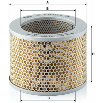 MANN-FILTER Vzduchový filtr MANN C24165/3 (MF C24165/3) – Hledejceny.cz