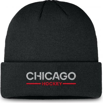 Fanatics Pánská zimní čepice Chicago Blackhawks NHL Authentic Pro A/Cap Cuffed beanie – Hledejceny.cz