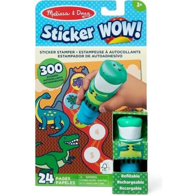 Melissa & Doug Sticker Wow! Dinosaurus – Zboží Dáma