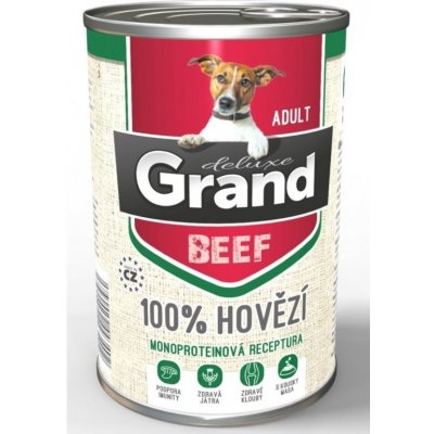 Grand deluxe 100% Hovězí Adult 0,82 kg