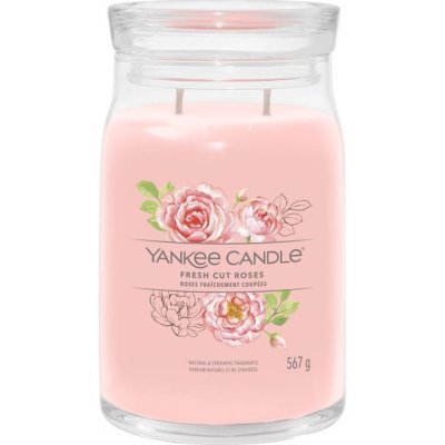 Yankee Candle Signature Fresh Cut Roses YC Signature 568g – Zbozi.Blesk.cz