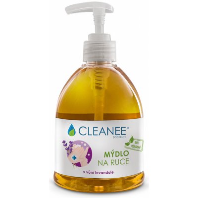 Cleanee Eco Body 100% přírodní mýdlo na ruce s vůní levandule 500 ml