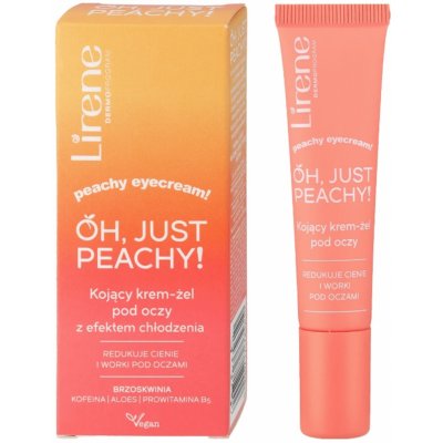 Lirene Oh, Just Peachy! Eye Cream osvěžující oční gel 15 ml – Zbozi.Blesk.cz