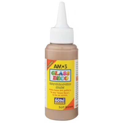Amos Barvy na sklo 60 ml hnědá béžová – Sleviste.cz