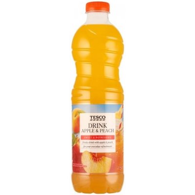 Tesco Nesycený nealkoholický jablečno broskvový nápoj 10,5 l – Zbozi.Blesk.cz