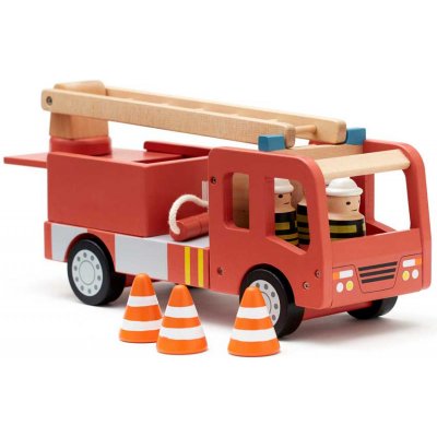 Kids Concept Dřevěný hasičský vůz AIDEN – Zboží Mobilmania
