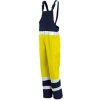 Pracovní oděv ISSA Kalhoty pracovní s laclem reflexní žlutá/modrá 8435