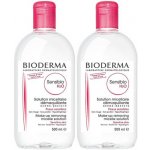 Bioderma Sensibio H2O micelární voda 2 x 500 ml dárková sada – Zbozi.Blesk.cz