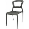 Zahradní židle a křeslo Scab Plastová židle PEPPER Scab Antracit 2325