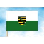 LIBEA, s.r.o. Sasko vlajka Rozměr: 60×90 cm, Uchycení: Návlek na žerď – Hledejceny.cz
