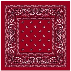 Blingstar bandana Šátek Burgundy 2 Vínová