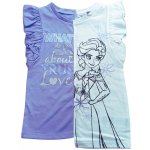 Sun City tričko Frozen Elsa fialovobílé – Sleviste.cz