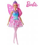 Mattel Barbie Kouzelná víla fialová křídla – Zboží Mobilmania