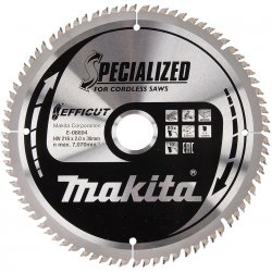 Makita E-08894 TCT pilový kotouč Efficut 216mmx30mm 80T