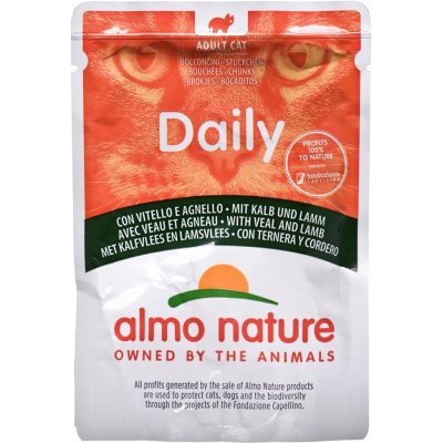 Almo Nature Daily Menu Telecí s jehněčím 70 g – Zboží Mobilmania