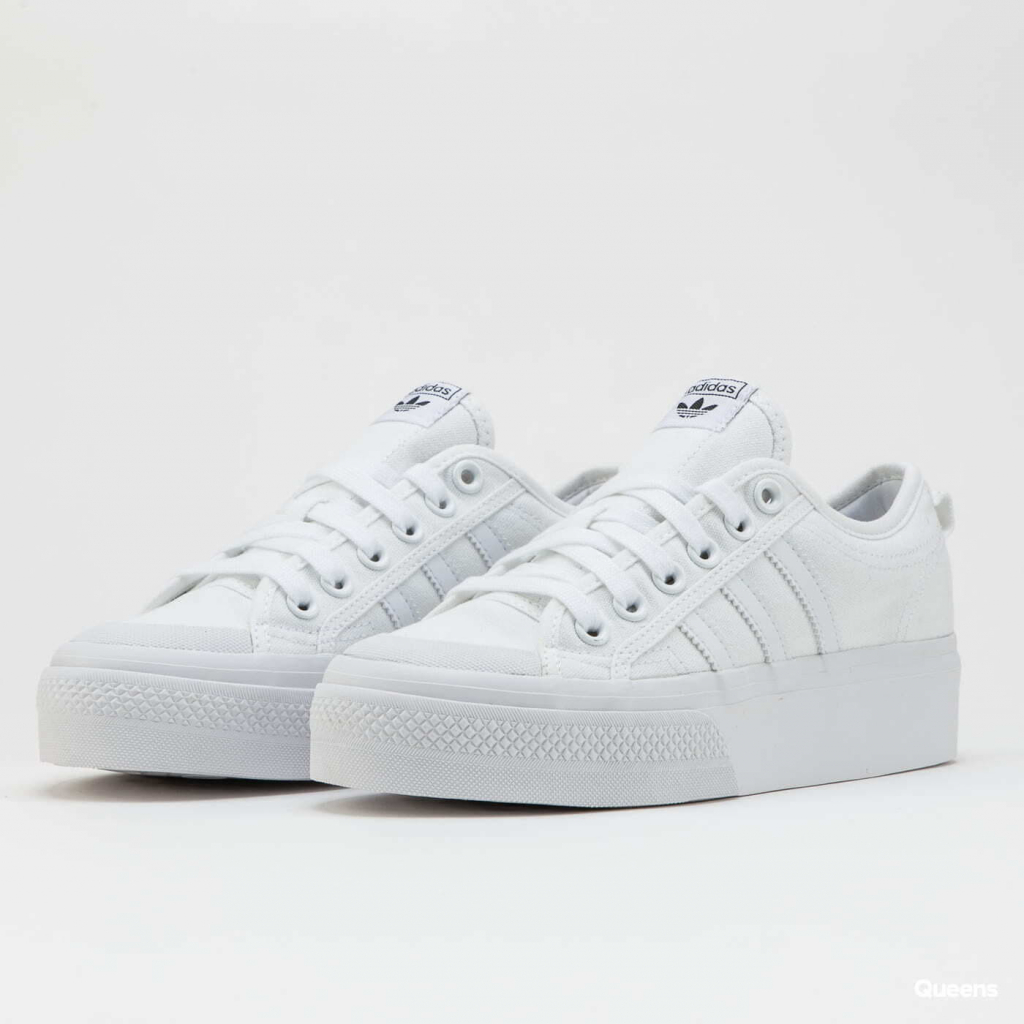 adidas Originals Nizza Platform W ftwwht / ftwwht / ftwwht