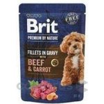 Brit Premium by Nature Adult Dog Fillets in Gravy with Beef & Carrot 85 g – Sleviste.cz