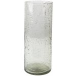 Skleněná transparentní foukaná váza Sandy - Ø 10*25 cm - Clayre & Eef – Hledejceny.cz