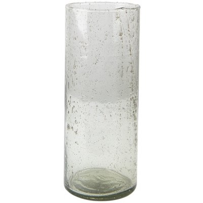 Skleněná transparentní foukaná váza Sandy - Ø 10*25 cm - Clayre & Eef – Hledejceny.cz