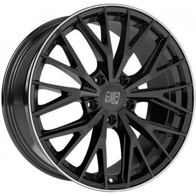 MSW 44 10x20 5x130 ET49 gloss black diamond lip – Hledejceny.cz
